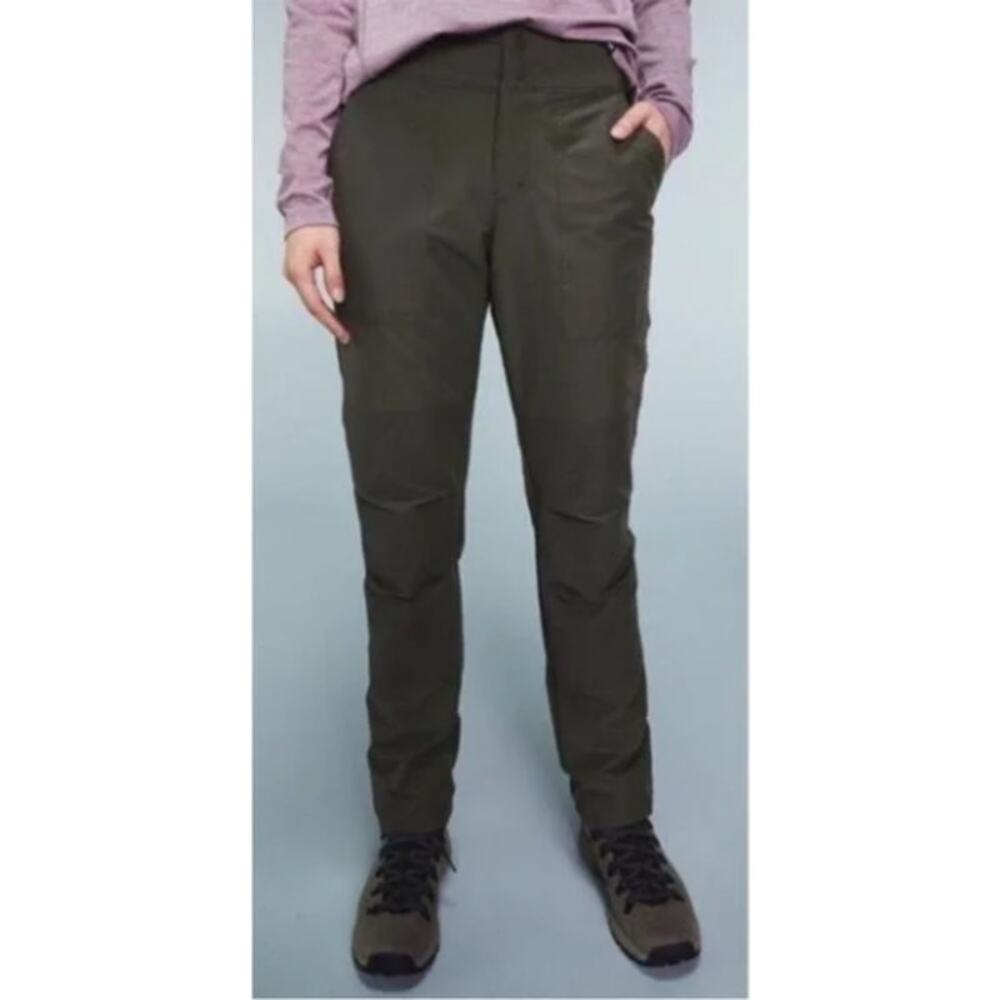 REI Co-op‎ Screeline Technical Pants Olive Green Hiking Patch Pockets 14